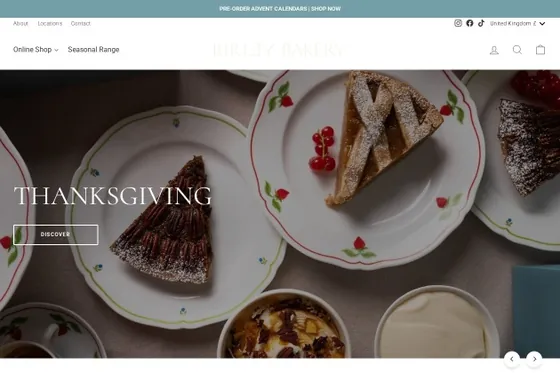 Birley Bakery website screenshot
